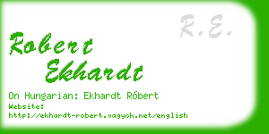robert ekhardt business card