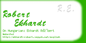 robert ekhardt business card